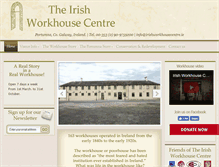 Tablet Screenshot of irishworkhousecentre.ie